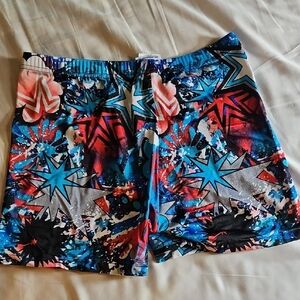 Source Unknown Starburst Patterned Athletic Shorts